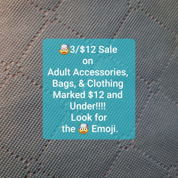 🤯3/$12 Sale on Clothing & Accessories $12 & Under! - Picture 2 of 2